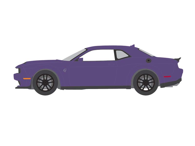 2023 Dodge Challenger SRT Hellcat Jailbreak - Plum Crazy (Showroom Floor Series 7) Diecast 1:64 Scale Model - Greenlight 68070A