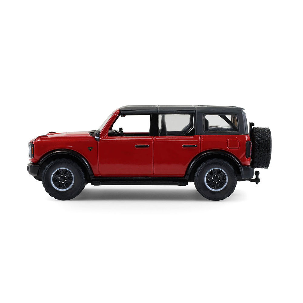 48 PACK 2024 Ford Bronco 4-Door Badlands - Hot Pepper Red Metallic (Showroom Floor Series 7) Diecast 1:64 Scale Model - Greenlight 68070C