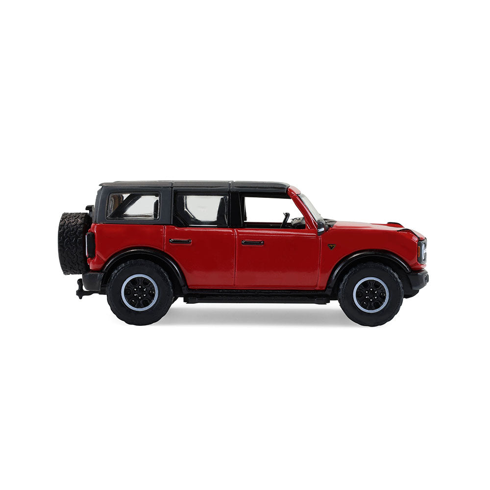48 PACK 2024 Ford Bronco 4-Door Badlands - Hot Pepper Red Metallic (Showroom Floor Series 7) Diecast 1:64 Scale Model - Greenlight 68070C