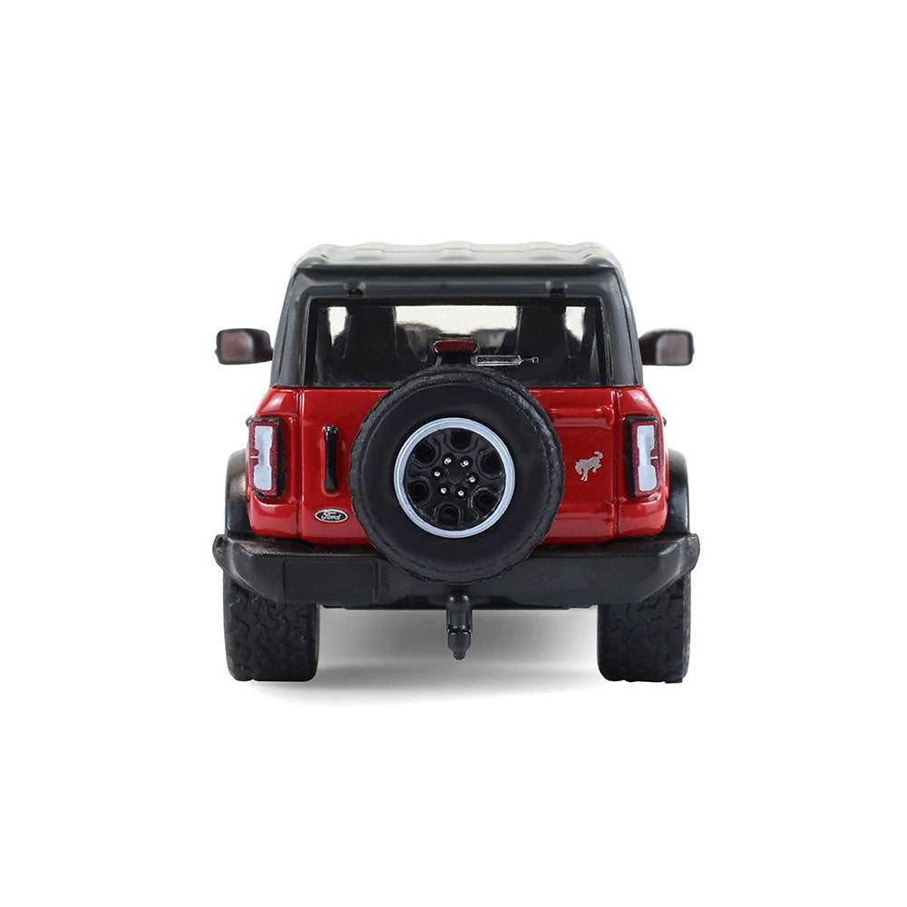 48 PACK 2024 Ford Bronco 4-Door Badlands - Hot Pepper Red Metallic (Showroom Floor Series 7) Diecast 1:64 Scale Model - Greenlight 68070C