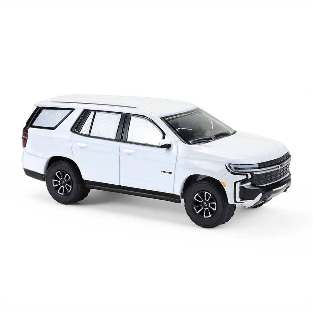 RAW CHASE 2024 Chevrolet Tahoe - Summit White (Showroom Floor Series 7) Diecast 1:64 Scale Models - Greenlight 68070E