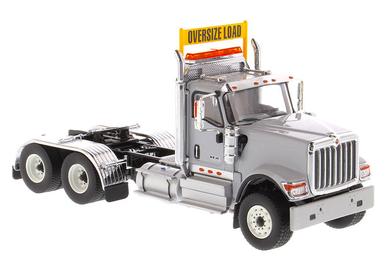 International HX520 Day Cab Tandem Tractor Light Grey (Transport Series) 1:50 Scale Model - Diecast Masters 71005