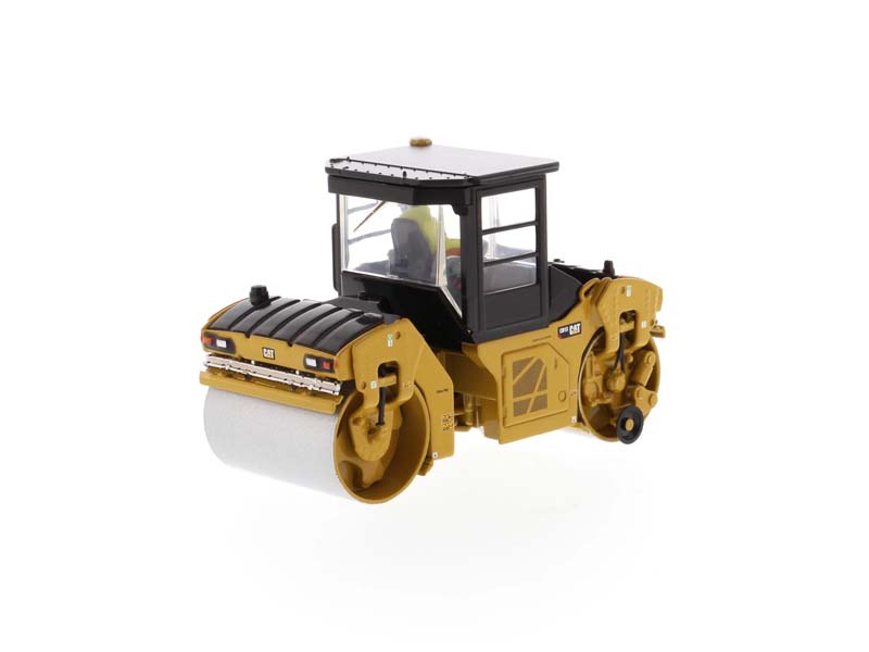 CAT Caterpillar CB-13 Tandem Vibratory Roller w/ Cab & Operator (High Line Series) 1:50 Scale Model - Diecast Masters 85595