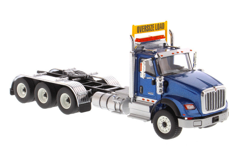 International HX620 Day Cab Tridem Tractor Metallic - Blue (Transport Series) 1:50 Scale Model - Diecast Masters 71010