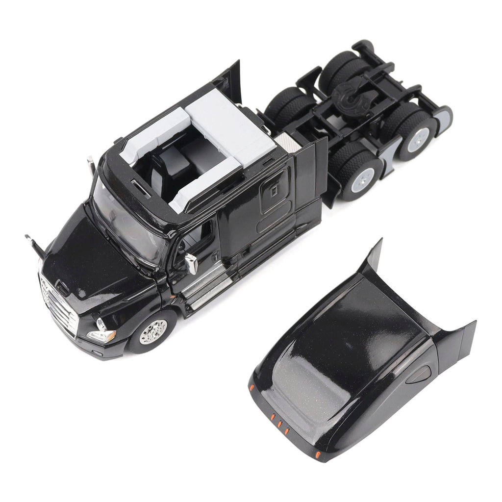 Freightliner Cascadia SBFA Tandem w/ 72" Sleeper - Black Diecast 1:50 Scale Model - Diecast Master 71126