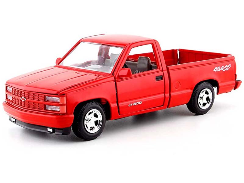 1992 Chevrolet 454 SS Pickup Truck - Red (Timeless Legends) Diecast 1:24 Scale Model - Motormax 73203RD