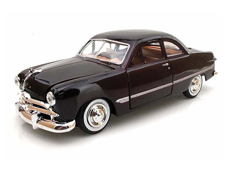1949 Ford Coupe Burgundy (Timeless Legends) Diecast 1:24 Scale Model - Motormax 73213BUR