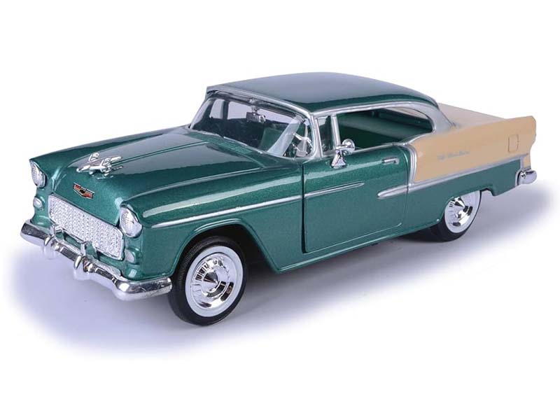 1955 Chevrolet Bel Air Green (Timeless Legends) Diecast 1:24 Scale Model Car - Motormax 73229GRN