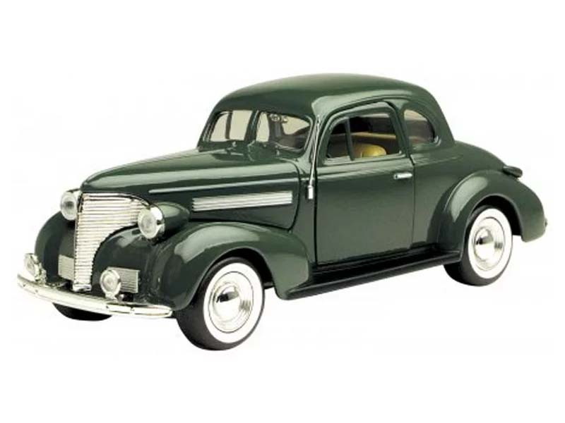 1939 Chevrolet Coupe – Green (Timeless Legends) Diecast 1:24 Scale Model - Motormax 73247GRN