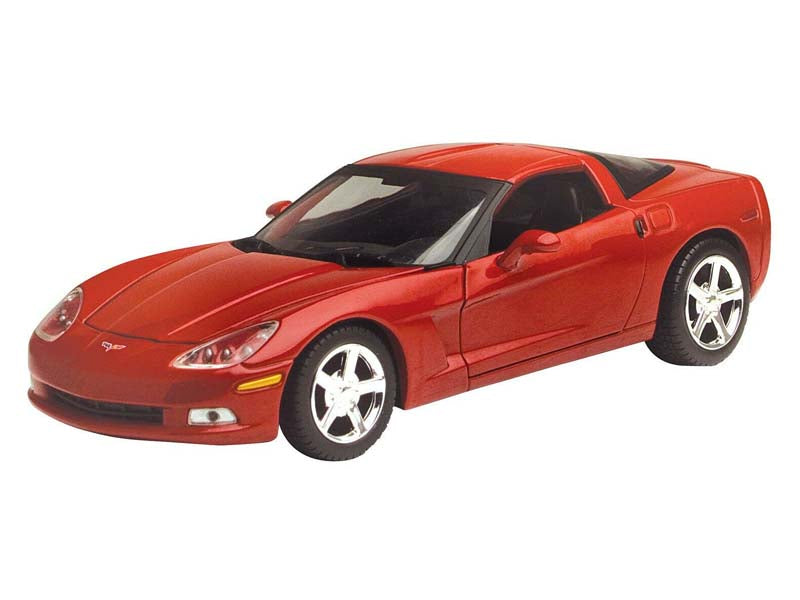 2005 Chevrolet Corvette C6 Coupe - Red (Timeless Legends) Diecast 1:24 Scale Model - Motormax 73270RD