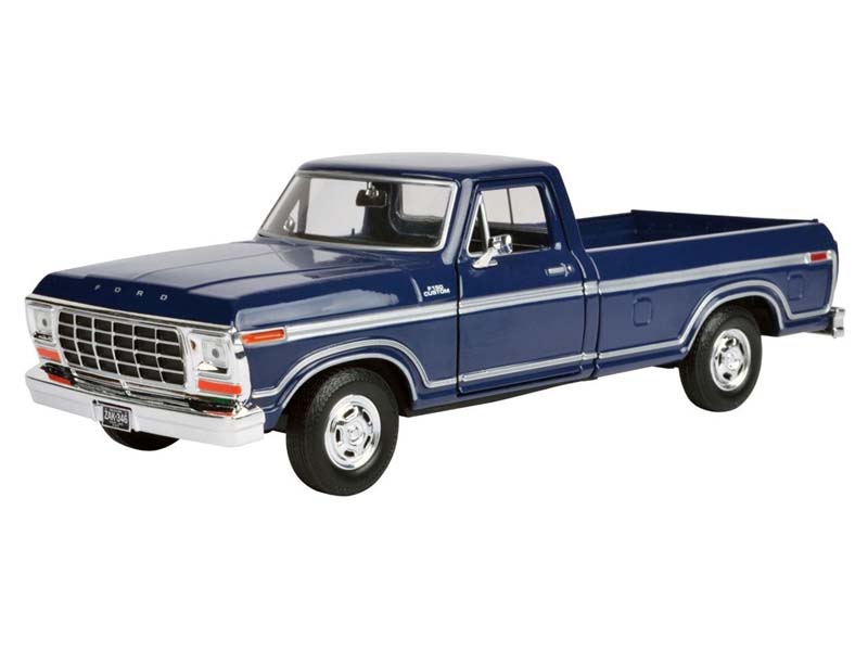 1979 Ford F-150 Pickup Truck - Blue (Timeless Legends) Diecast 1:24 Model - Motormax 79346BL
