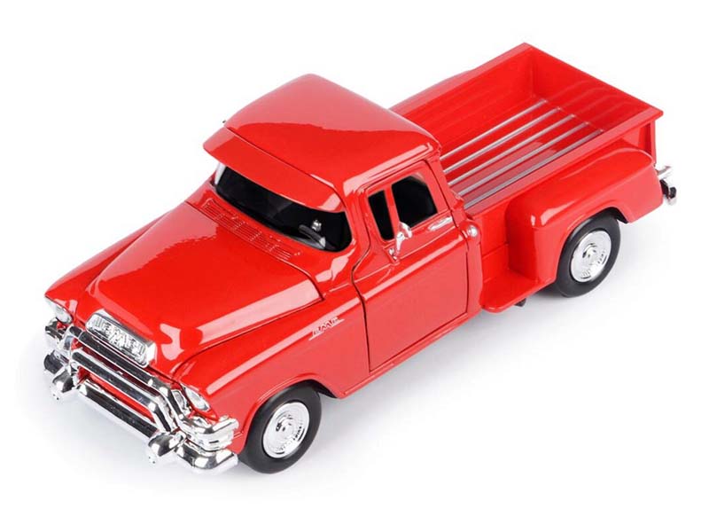 1955 GMC Blue Chip Pickup – Red (Timeless Legends) Diecast 1:24 Scale Model - Motormax 79382RD