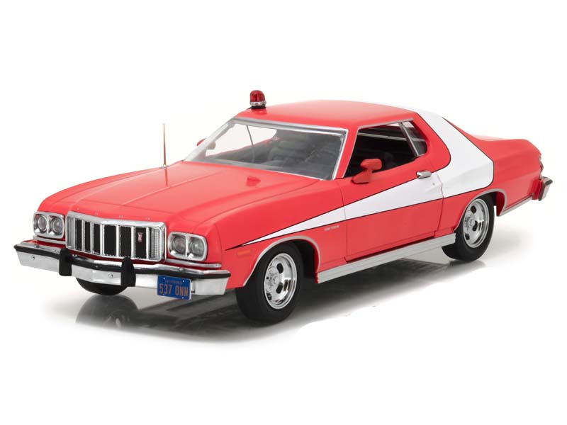 PRE-ORDER 1976 Ford Gran Torino Red (Starsky and Hutch TV Series) Diecast 1:24 Model - Greenlight 84042