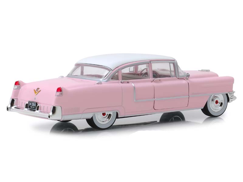 PRE-ORDER 1955 Cadillac Fleetwood Series 60 - Pink Cadillac (Elvis Presley 1935-77) Diecast 1:24 Scale Model - Greenlight 84092