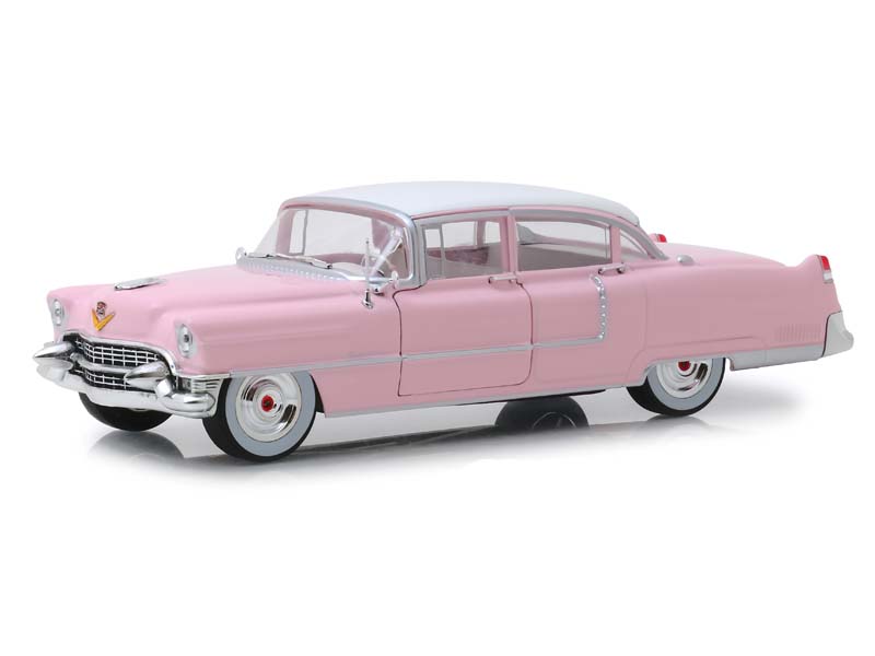 PRE-ORDER 1955 Cadillac Fleetwood Series 60 - Pink Cadillac (Elvis Presley 1935-77) Diecast 1:24 Scale Model - Greenlight 84092