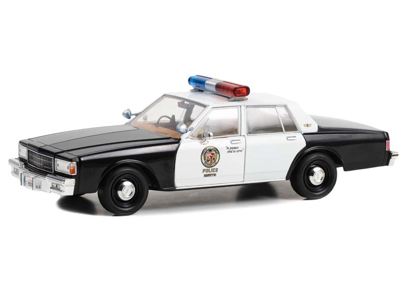 PRE-ORDER 1987 Chevrolet Caprice Metropolitan Police - Terminator 2: Judgment Day (Hollywood Series 18) Diecast 1:24 Scale Model - Greenlight 84182