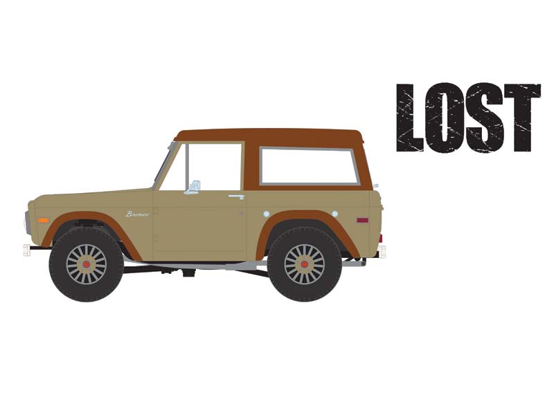 PRE-ORDER 1970 Ford Bronco Lost - TV Series 2004-10 (Hollywood Series 20) Diecast 1:24 Scale Model - Greenlight 84201