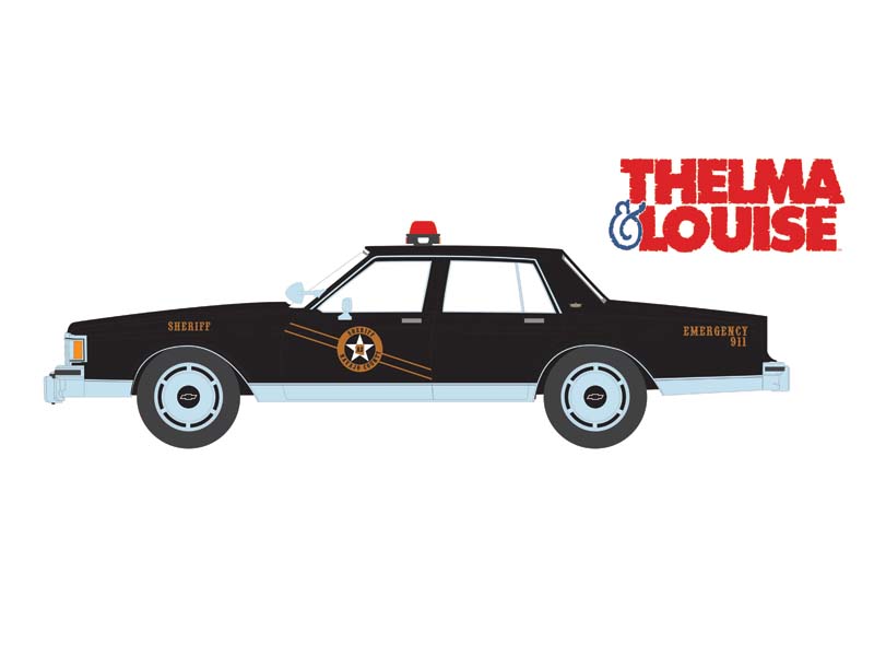 PRE-ORDER 1981 Chevrolet Caprice Classic - Navajo County AZ Sheriff -Thelma & Louise (Hollywood Series 20) Diecast 1:24 Scale Model - Greenlight 84203