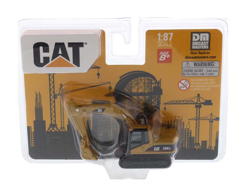 CAT Caterpillar 315C L Hydraulic Excavator 1:87 HO Scale Model - Diecast Masters 84400