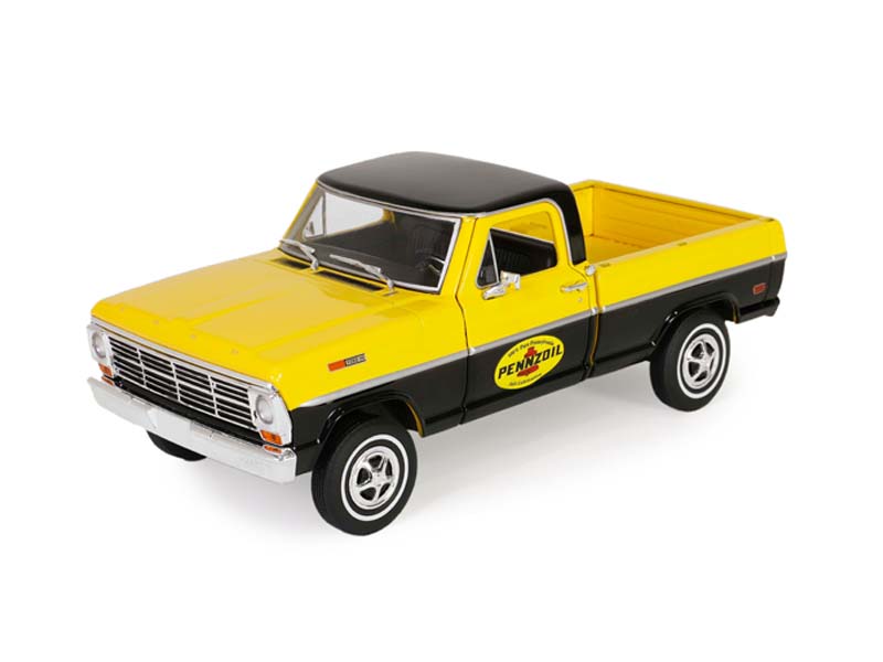 PRE-ORDER 1969 Ford F-100 – Pennzoil (Running on Empty Series 7) Diecast 1:24 Scale Model - Greenlight 85082