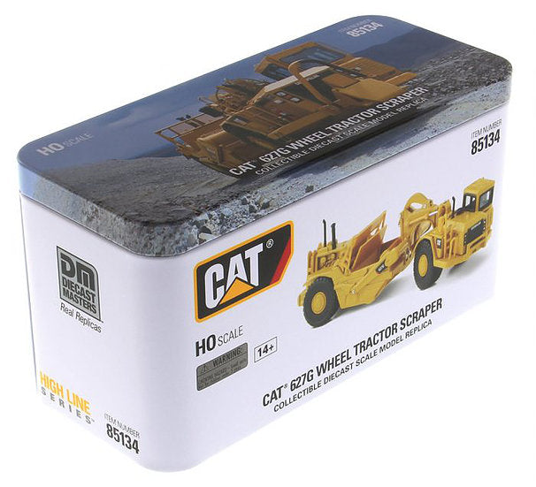 Caterpillar CAT 627G Wheel Tractor Scraper (High Line Series) 1:87 HO Scale Model - Diecast Master 85134