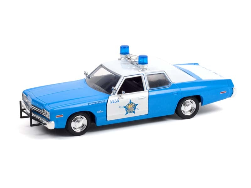 PRE-ORDER 1974 Dodge Monaco - Chicago Police Department CPD (Hot Pursuit) Diecast 1:24 Scale Model - Greenlight 85541