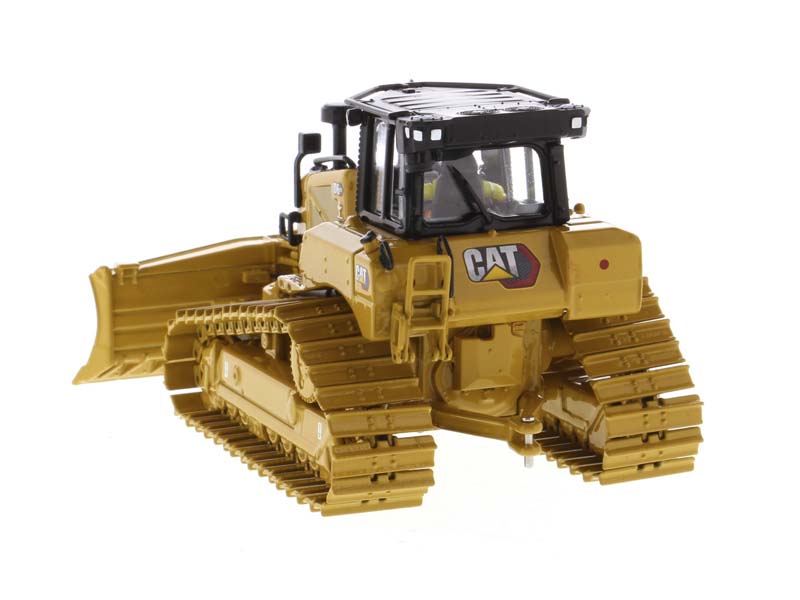 CAT Caterpillar D6 XE LGP Track Type Tractor Dozer w/ VPAT Blade & Operator - (High Line Series) Diecast 1:50 Model - Diecast Masters 85554