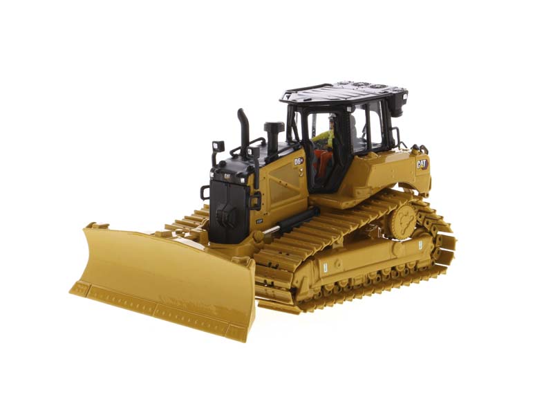 CAT Caterpillar D6 XE LGP Track Type Tractor Dozer w/ VPAT Blade & Operator - (High Line Series) Diecast 1:50 Model - Diecast Masters 85554