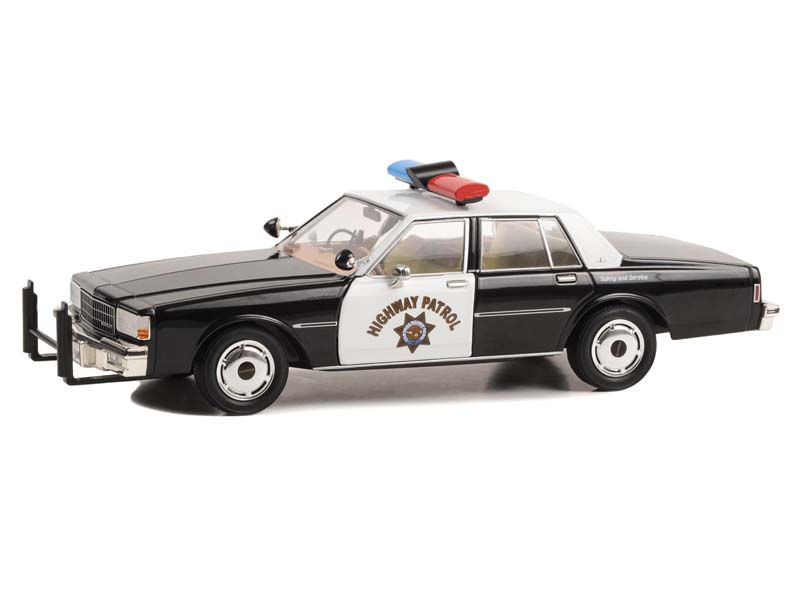 1989 Chevrolet Caprice Police - California Highway Patrol (Hot Pursuit) Diecast 1:24 Scale Model - Greenlight 85582