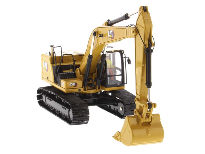 CAT Caterpillar 330 Hydraulic Excavator Next Generation w/ Operator - (High Line Series) 1:50 Scale Model - Diecast Masters 85585