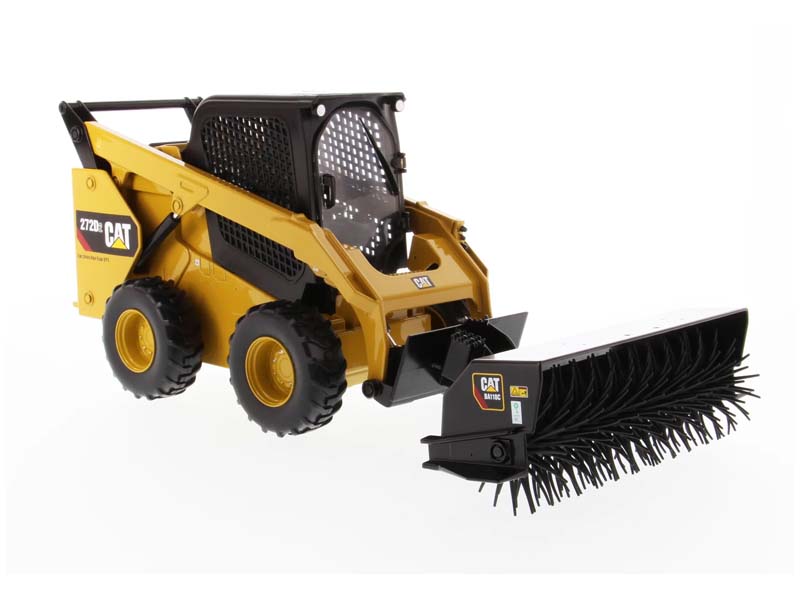 CAT Caterpillar 272D2 Skid Steer Loader w/ Attachments 1:16 Scale Model - Diecast Masters 85602