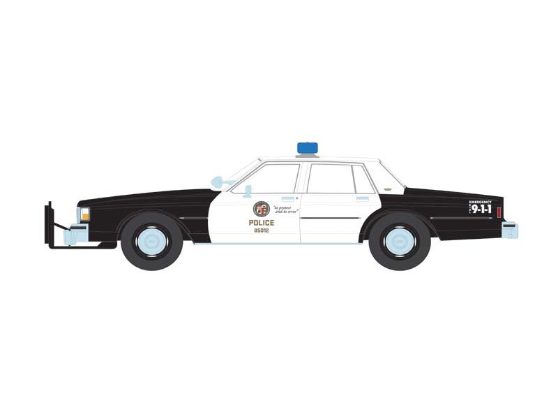 PRE-ORDER 1989 Chevrolet Caprice - Los Angeles Police Department LAPD (Hot Pursuit Series 10) Diecast 1:24 Scale Model - Greenlight 85602
