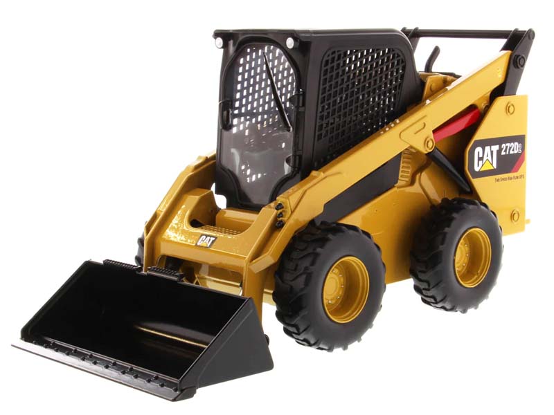CAT Caterpillar 272D2 Skid Steer Loader w/ Attachments 1:16 Scale Model - Diecast Masters 85602