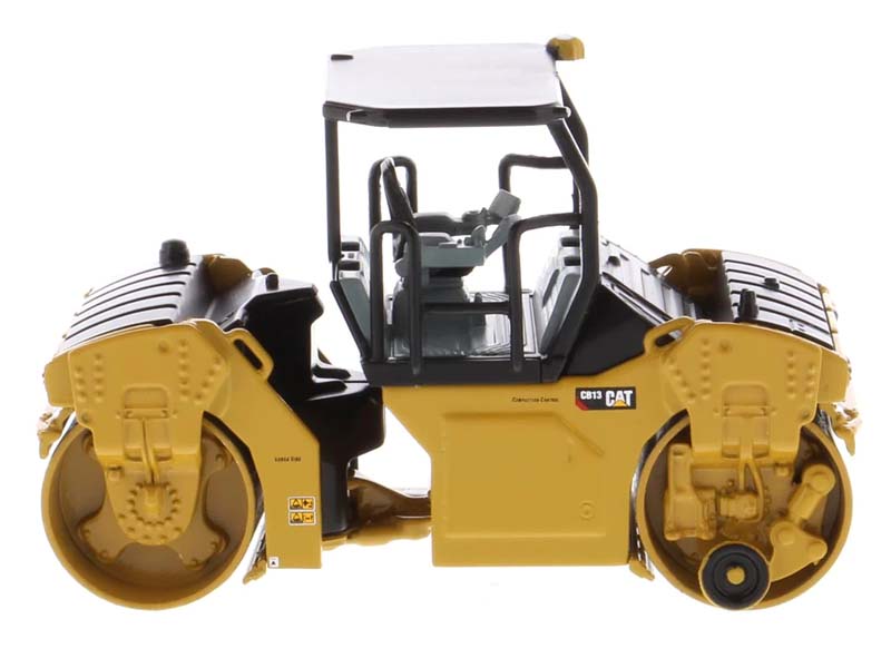 CAT Caterpillar CB-13 Tandem Vibratory Roller w/  ROPS (Construction Metal Series) 1:64 Scale Model - Diecast Masters 85630