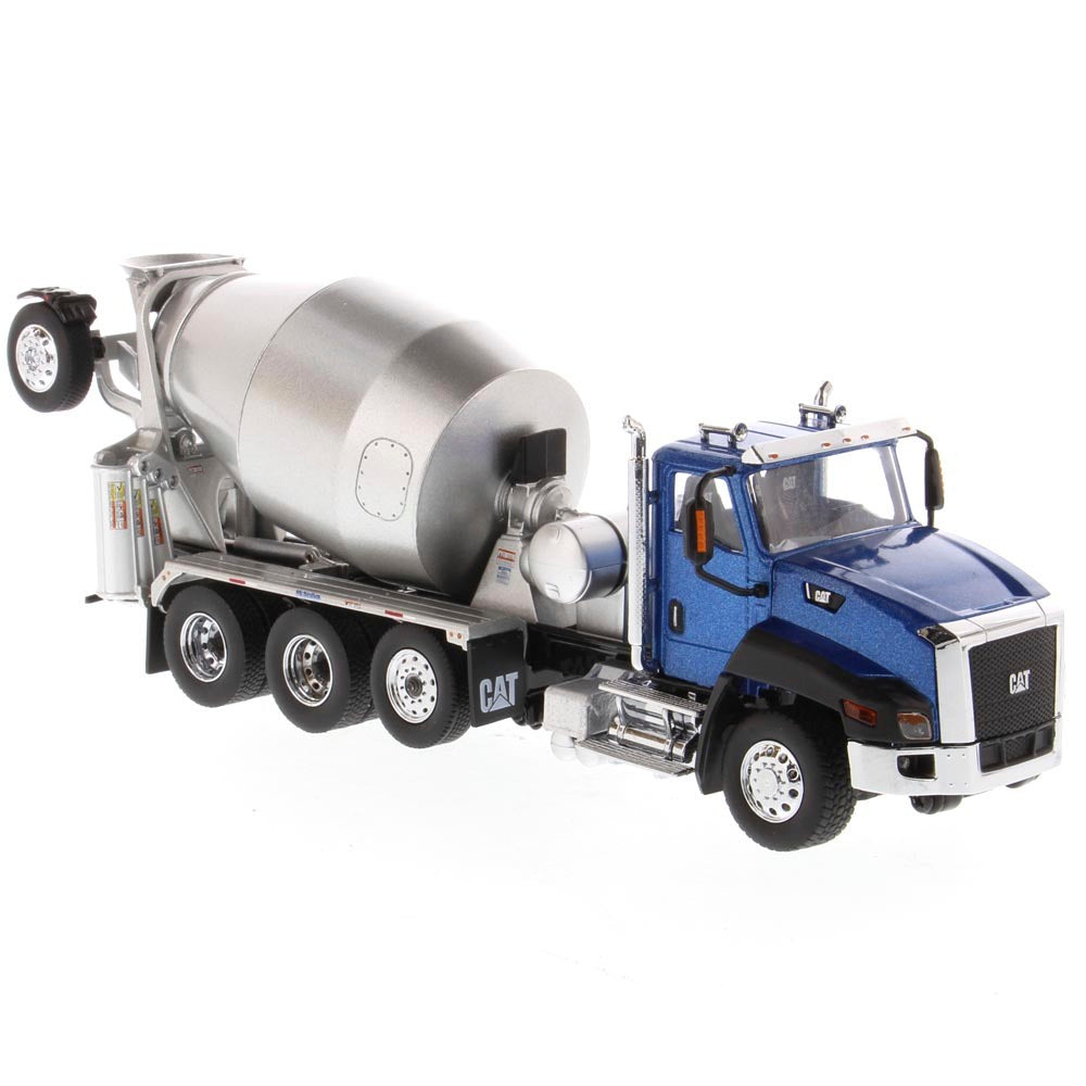 CAT Caterpillar CT660 Day Cab Tractor w/ Metal McNeilus Concrete Mixer (Truck & Mural Series) 1:50 Scale Model - Diecast Masters 85664