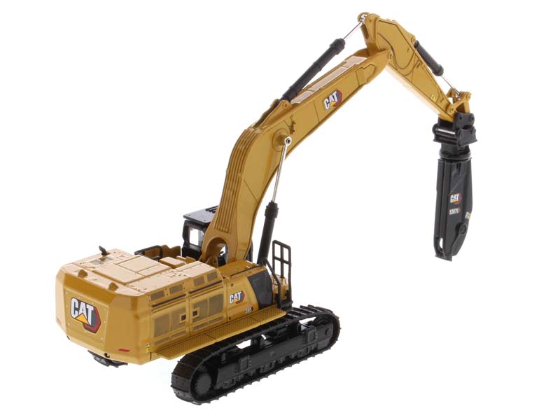 CAT Caterpillar 395 Next Generation Hydraulic Excavator GP version w/ Hammer and Shear (High Line Series) 1:87 HO Scale Model - Diecast Masters 85688