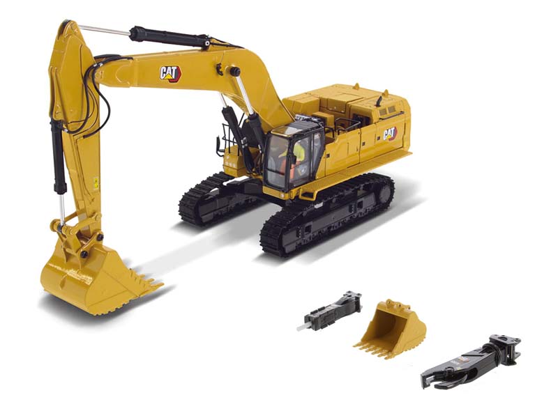 CAT Caterpillar 395 Super-Large Next-Generation Hydraulic-Excavator GP version (High Line Series) 1:50 Scale Model - Diecast Masters 85709