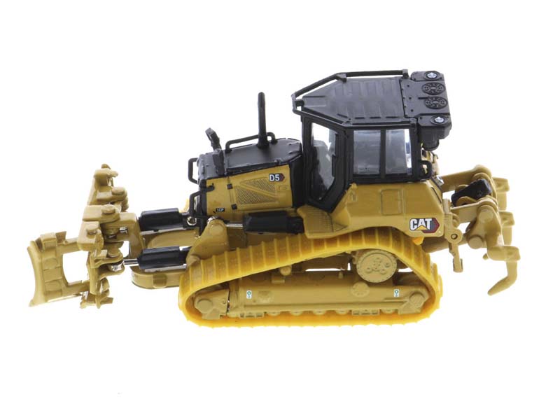 CAT Caterpillar D5 Dozer w/ Fine Grading Undercarriage and Foldable Blade 1:87 HO Scale Model - Diecast Masters 85953