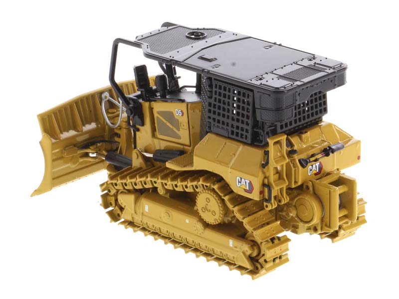 CAT Caterpillar D5 XR Fire Suppression Dozer (High Line Series) 1:50 Scale Model - Diecast Masters 85955