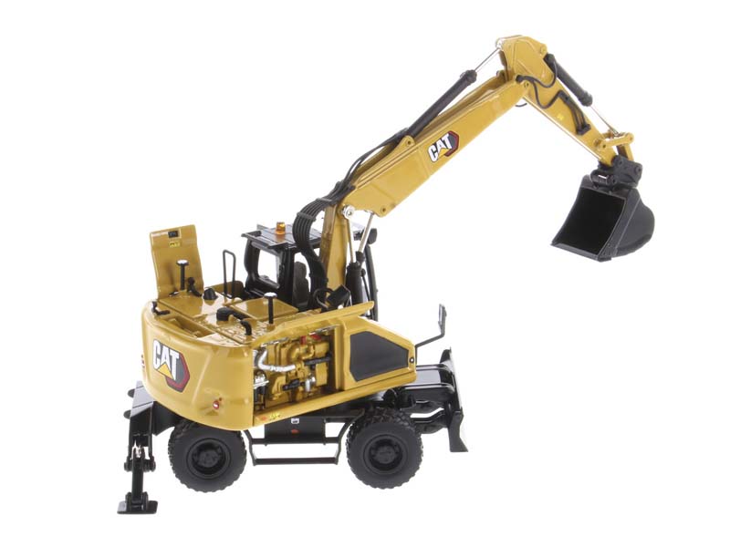 CAT Caterpillar M318 Wheeled Excavator (High Line Series) 1:50 Scale Model - Diecast Masters 85956