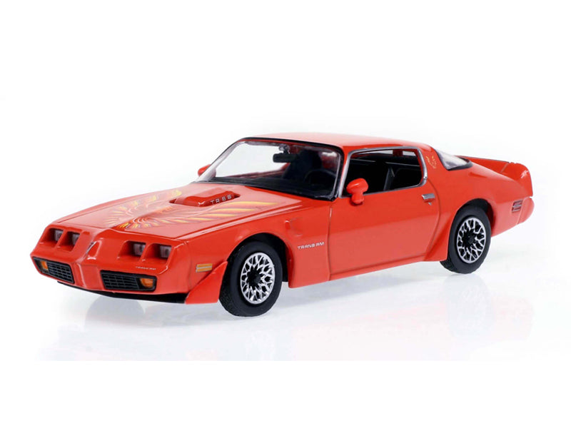 1979 Pontiac Firebird Trans Am Hardtop - Mayan Red w/ Hood Phoenix Diecast 1:43 Scale Model Car - Greenlight 86349