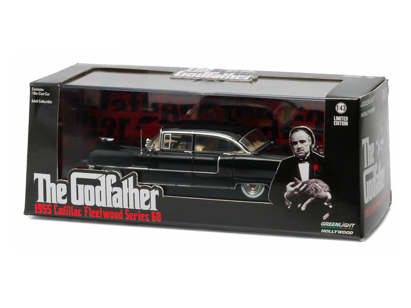 PRE-ORDER 1955 Cadillac Fleetwood Series 60 Special (The Godfather) Diecast 1:43 Scale Model - Greenlight 86492