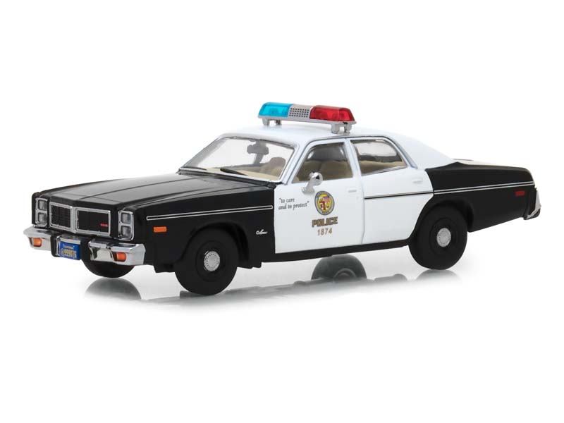 1977 Dodge Monaco Metropolitan Police - The Terminator (1984) Diecast 1:43 Scale Model - Greenlight 86534