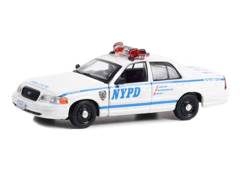 2003 Ford Crown Victoria Police Interceptor New York City Police Dept (Quantico) Diecast 1:43 Scale Model - Greenlight 86633