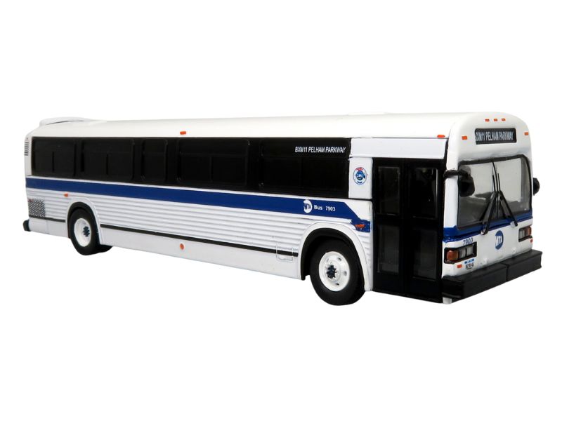 MCI Classic Suburban Bus: MTA New York City Express Diecast 1:87 Scale Model - Iconic Replicas 87-0388