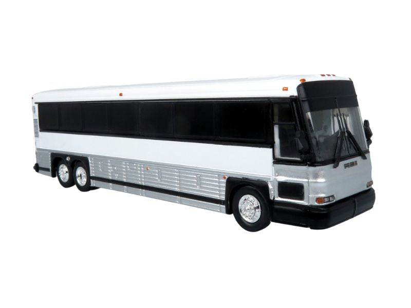 MCI D4000 Coach: Blank White Diecast 1:87 Scale Model - Iconic Replicas 87-0483