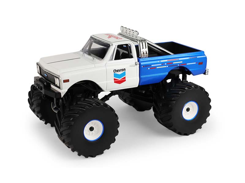 PRE-ORDER 1972 Chevrolet K-10 Monster Truck (Kings of Crunch – Chevron 150th Anniversary) Diecast 1:43 Scale Model - Greenlight 88063