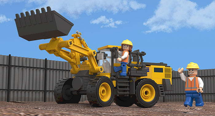 Komatsu Wheel Loader Building Blocks Set - First Gear 90-0547