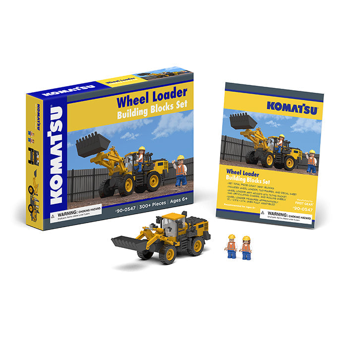 Komatsu Wheel Loader Building Blocks Set - First Gear 90-0547