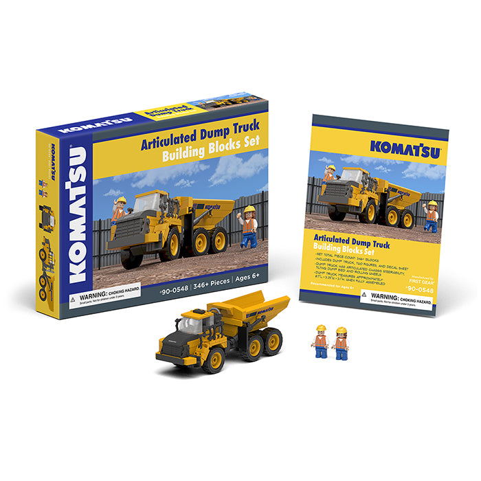 Komatsu Articulated Dump Building Blocks Set - First Gear 90-0548